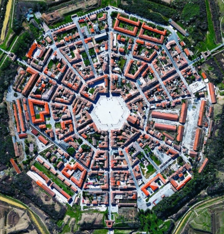 Aerial view of Palmanova
