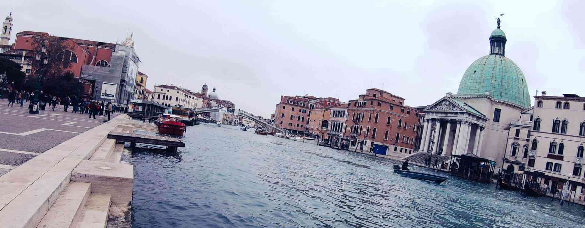 Grand Canal from steps of Santa Lucia station