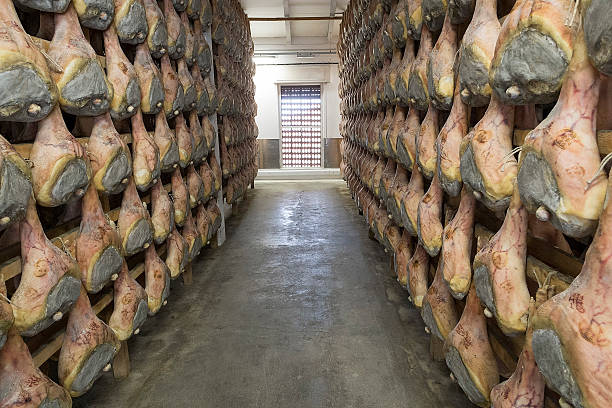 Hanging Prosciutto di San Daniele